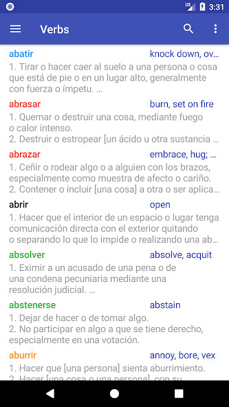 Run android online APK Verbos Español from MyAndroid or emulate Verbos Español using MyAndroid Run android online APK Verbos Español from MyAndroid or emulate Verbos Español using MyAndroid