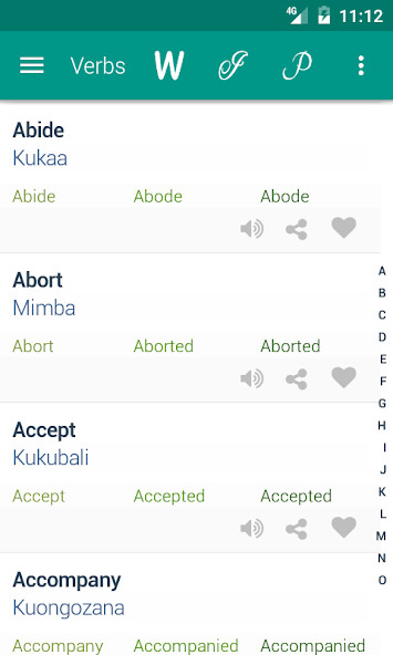 Run android online APK Verb Swahili from MyAndroid or emulate Verb Swahili using MyAndroid