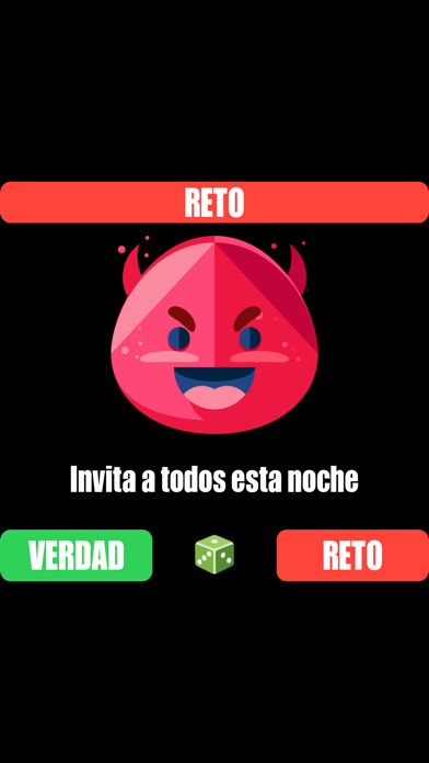 Emulate iPhone app Verdad o Reto Salseante using MyAndroid