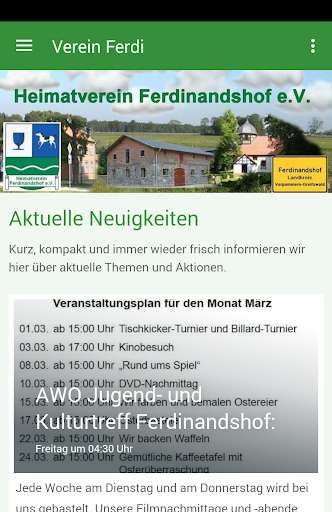 Run android online APK Verein Ferdinandshof e.V. from MyAndroid or emulate Verein Ferdinandshof e.V. using MyAndroid Run android online APK Verein Ferdinandshof e.V. from MyAndroid or emulate Verein Ferdinandshof e.V. using MyAndroid