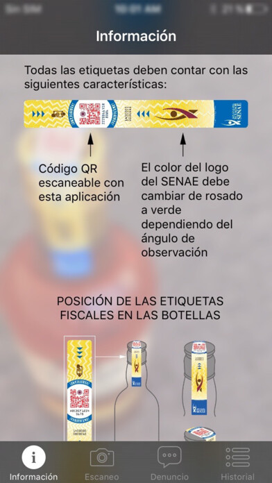 Emulate iPhone app Verifícame using MyAndroid