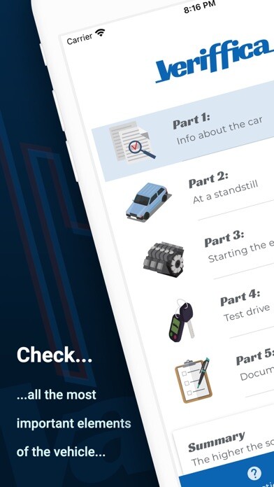 Emulate iPhone app Veriffica: Car check using MyAndroid Emulate iPhone app Veriffica: Car check using MyAndroid