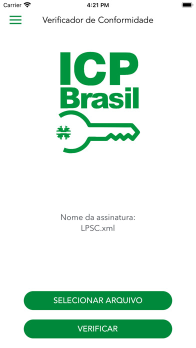 Emulate iPhone app Verificador ICP-Brasil using MyAndroid Emulate iPhone app Verificador ICP-Brasil using MyAndroid