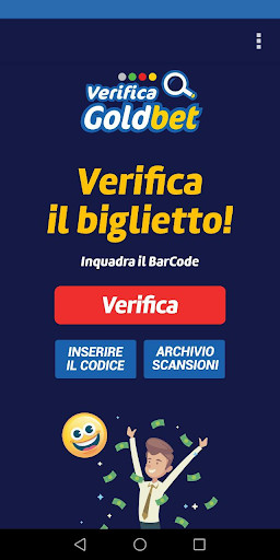 Run android online APK Verifica Goldbet - Scommessa Giocata Goldbet from MyAndroid or emulate Verifica Goldbet - Scommessa Giocata Goldbet using MyAndroid