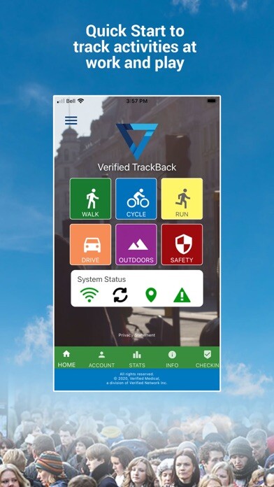 Emulate iPhone app Verified TrackBack using MyAndroid