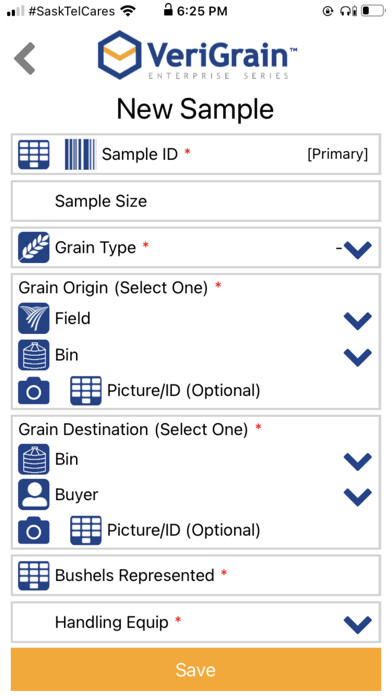 Emulate iPhone app VeriGrain - Enterprise Series using MyAndroid
