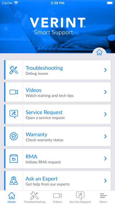Emulate iPhone app Verint Smart Support using MyAndroid