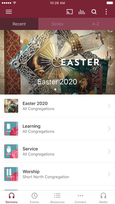 Emulate iPhone app Veritas Community Church App using MyAndroid Emulate iPhone app Veritas Community Church App using MyAndroid