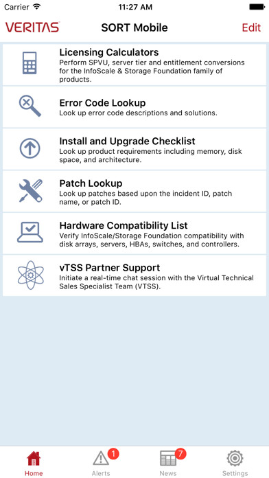 Emulate iPhone app Veritas Services and Operations Readiness Tools (SORT) Mobile using MyAndroid