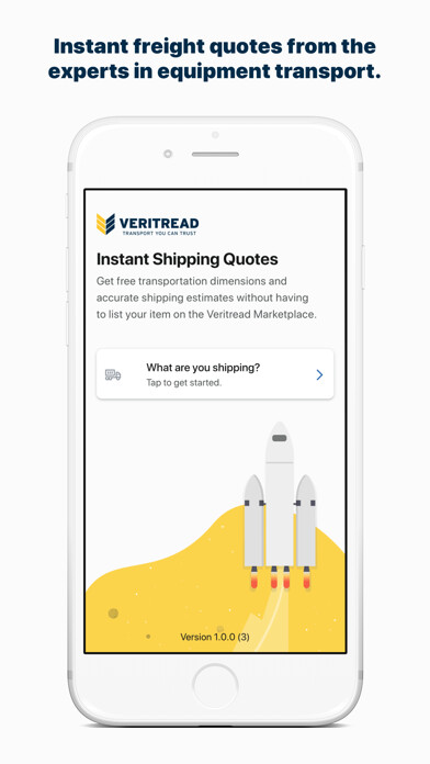 Emulate iPhone app VeriTread Shipper using MyAndroid