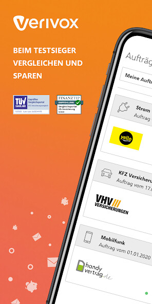 Run android online APK Verivox from MyAndroid or emulate Verivox using MyAndroid