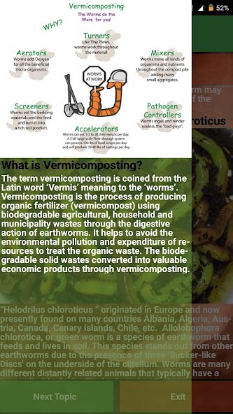 Run android online APK Vermicomposting Earthworm Practices & Applications from MyAndroid or emulate Vermicomposting Earthworm Practices & Applications using MyAndroid