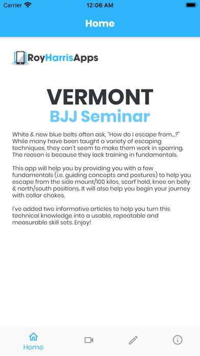 Emulate iPhone app Vermont BJJ Seminar using MyAndroid Emulate iPhone app Vermont BJJ Seminar using MyAndroid