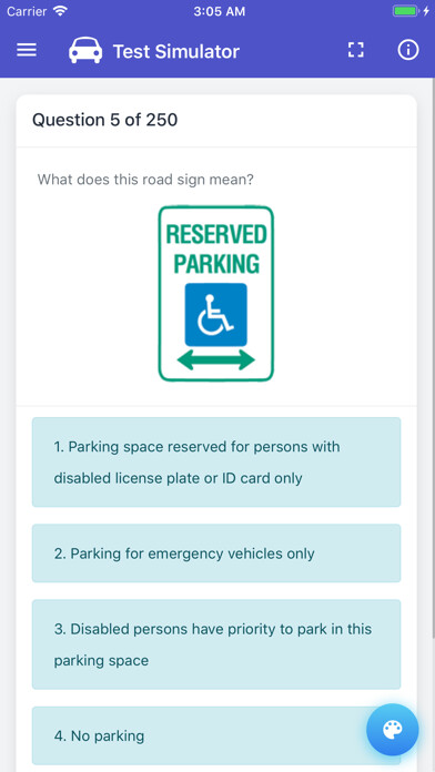 Emulate iPhone app Vermont DMV Practice Test using MyAndroid Emulate iPhone app Vermont DMV Practice Test using MyAndroid