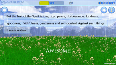 Emulate iPhone app Verse Rain - Fun Bible Verse Memorization Game using MyAndroid Emulate iPhone app Verse Rain - Fun Bible Verse Memorization Game using MyAndroid