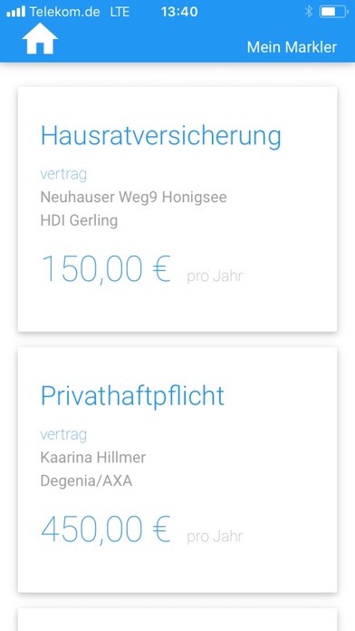 Emulate iPhone app Versicherungszeiger using MyAndroid Emulate iPhone app Versicherungszeiger using MyAndroid