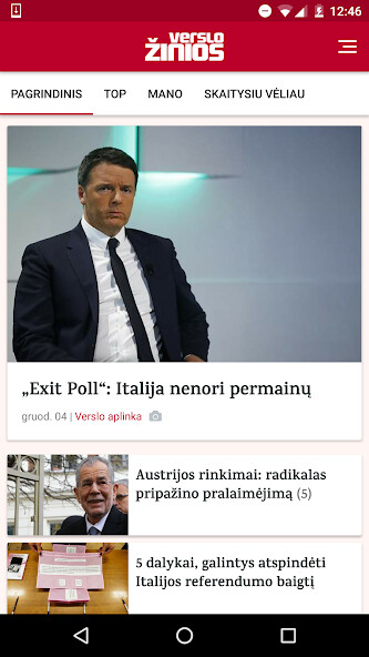 Run android online APK Verslo žinios from MyAndroid or emulate Verslo žinios using MyAndroid