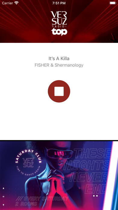 Emulate iPhone app Versuz Radio using MyAndroid