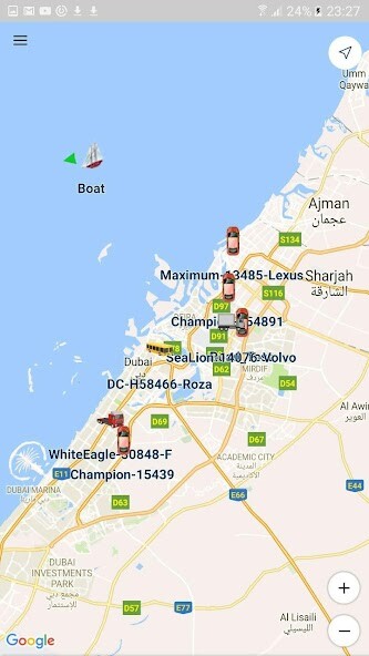 Emulate Android APK Vertex Simple Vehicle Tracking