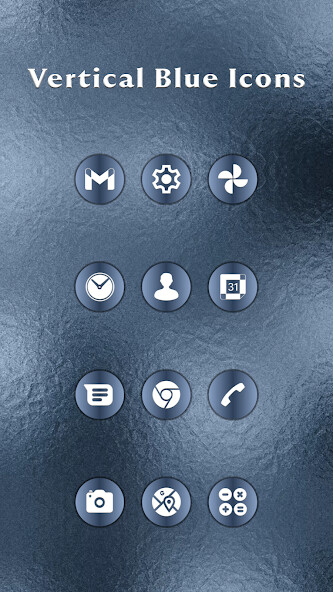 Run android online APK Vertical Blue Icons from MyAndroid or emulate Vertical Blue Icons using MyAndroid