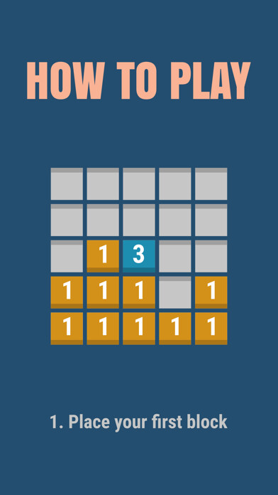 Emulate iPhone app Vertical Divide: Number Puzzle using MyAndroid