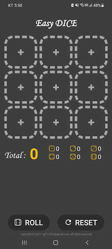 Run android online APK Very Easy DICE from MyAndroid or emulate Very Easy DICE using MyAndroid