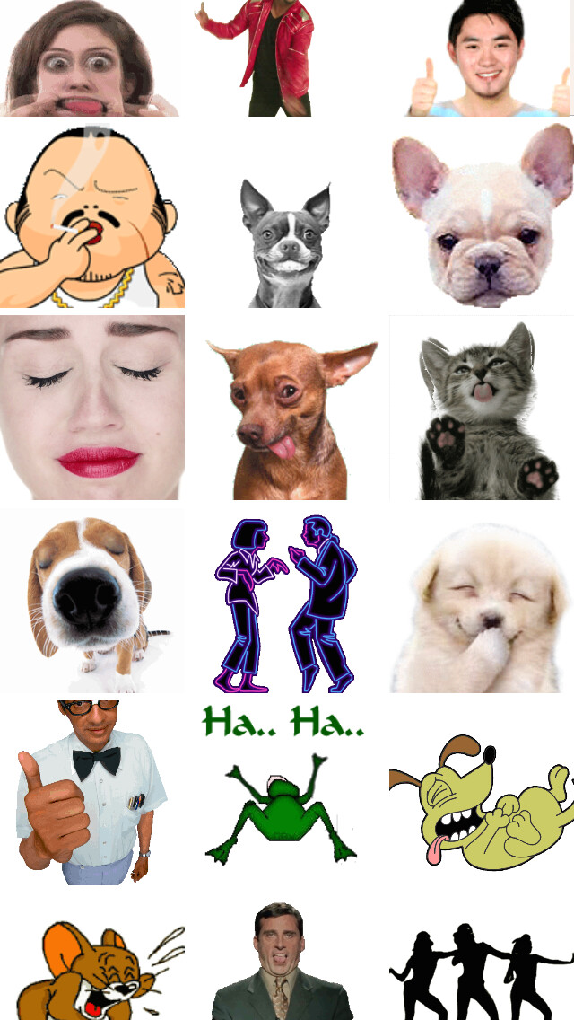 Emulate iPhone app Very Funny Gifs - Share, Send, View Fun Images that will make You Laugh using MyAndroid