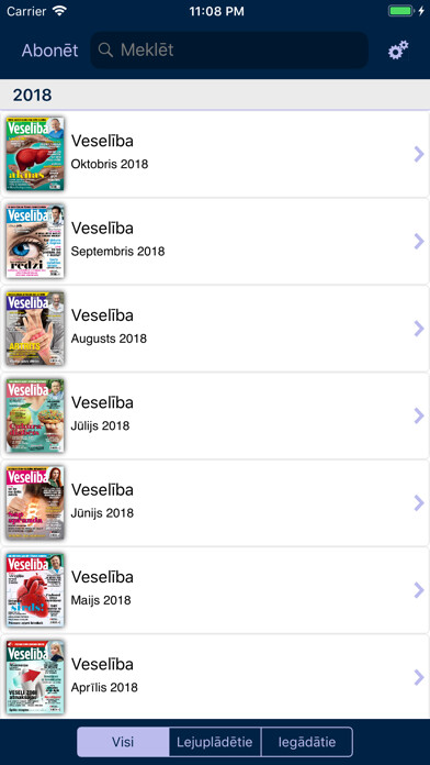 Emulate iPhone app Veselība using MyAndroid Emulate iPhone app Veselība using MyAndroid