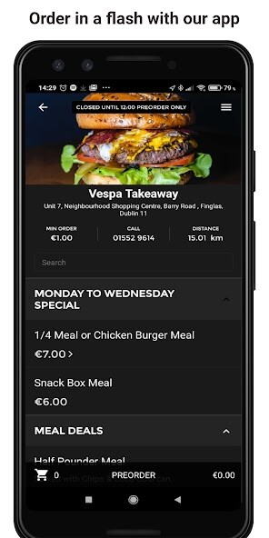 Run android online APK Vespa Takeaway from MyAndroid or emulate Vespa Takeaway using MyAndroid