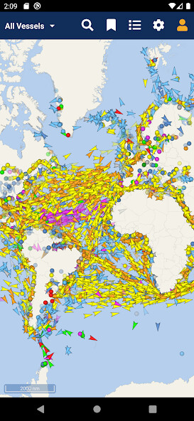 Run android online APK VesselFinder from MyAndroid or emulate VesselFinder using MyAndroid