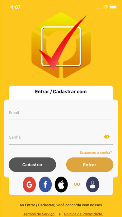 Emulate iPhone app Vestibular Unicentro using MyAndroid