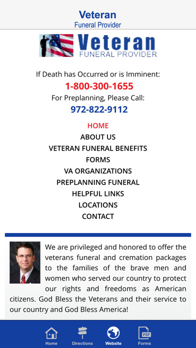 Emulate iPhone app Veteran Funeral Provider using MyAndroid Emulate iPhone app Veteran Funeral Provider using MyAndroid