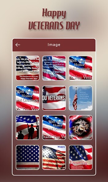 Run android online APK Veterans Day Greetings Messages from MyAndroid or emulate Veterans Day Greetings Messages using MyAndroid