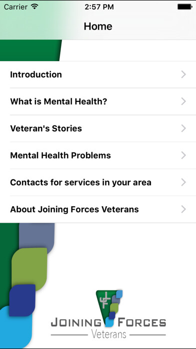 Emulate iPhone app Veterans Mental Health using MyAndroid Emulate iPhone app Veterans Mental Health using MyAndroid