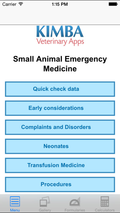 Emulate iPhone app Veterinary Emergency Medicine Small Animal using MyAndroid Emulate iPhone app Veterinary Emergency Medicine Small Animal using MyAndroid