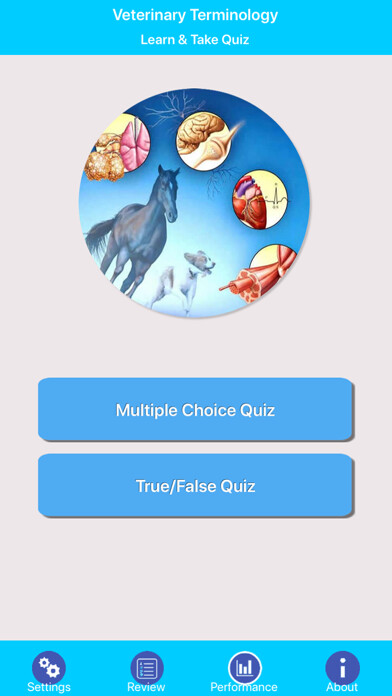 Emulate iPhone app Veterinary Terminology Quiz using MyAndroid Emulate iPhone app Veterinary Terminology Quiz using MyAndroid