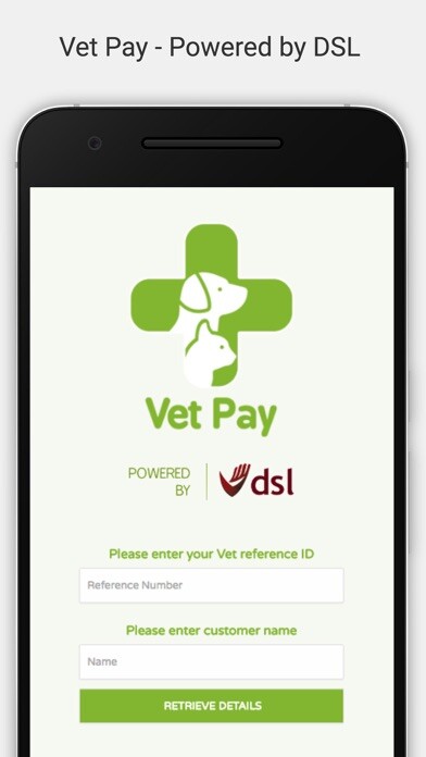 Emulate iPhone app Vet Pay using MyAndroid