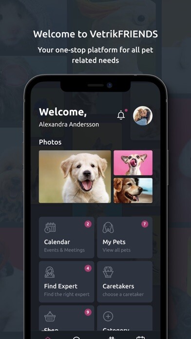 Emulate iPhone app Vetrik - Pet manager app using MyAndroid Emulate iPhone app Vetrik - Pet manager app using MyAndroid