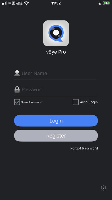 Emulate iPhone app vEye Pro using MyAndroid