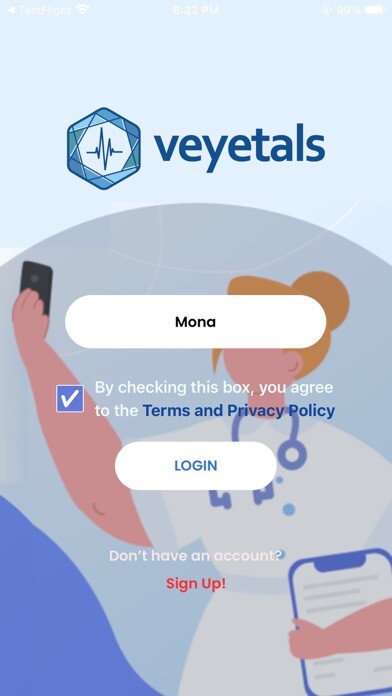 Emulate iPhone app VeyetalsApp using MyAndroid