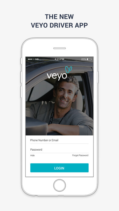 Emulate iPhone app Veyo Driver using MyAndroid Emulate iPhone app Veyo Driver using MyAndroid