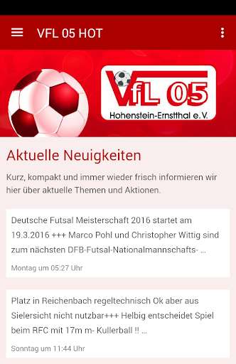 Run android online APK VfL 05 Hohenstein-Ernstthal from MyAndroid or emulate VfL 05 Hohenstein-Ernstthal using MyAndroid