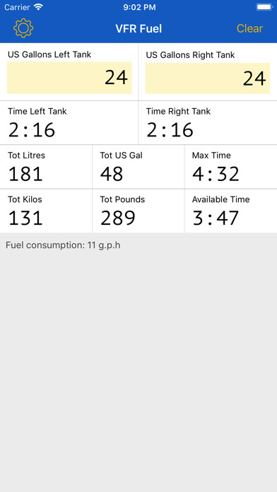 Emulate iPhone app VFR Fuel using MyAndroid Emulate iPhone app VFR Fuel using MyAndroid