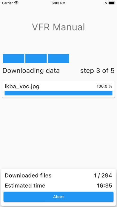 Emulate iPhone app VFR Manuál CZ (Mk II) using MyAndroid