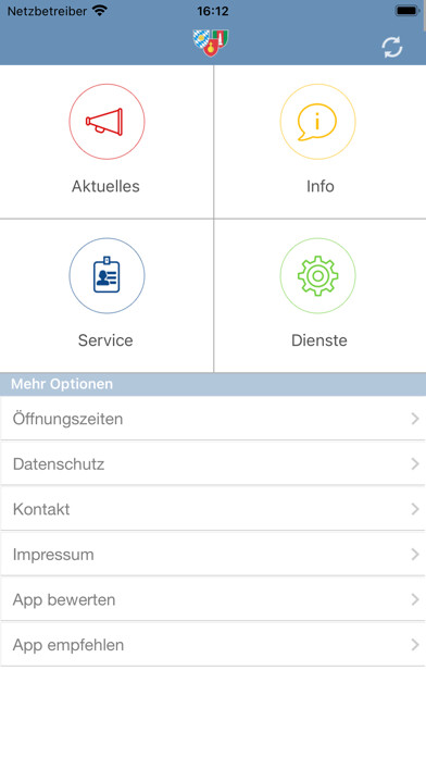 Emulate iPhone app VGem Großaitingen using MyAndroid