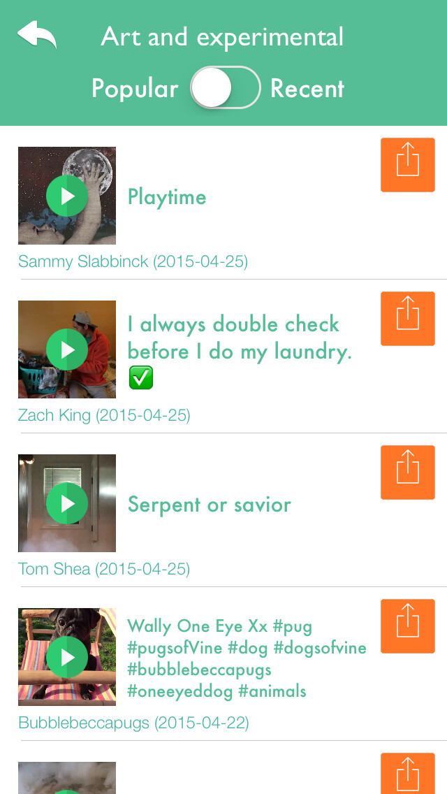 Emulate iPhone app VGrab - Best Funny Video Share For Vine using MyAndroid Emulate iPhone app VGrab - Best Funny Video Share For Vine using MyAndroid
