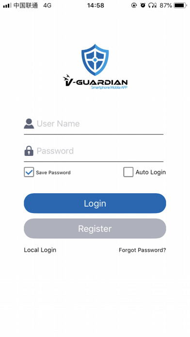 Emulate iPhone app V-Guardian using MyAndroid