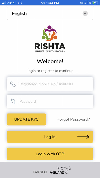 Emulate iPhone app V-Guard Rishta using MyAndroid Emulate iPhone app V-Guard Rishta using MyAndroid