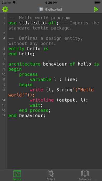 Emulate iPhone app VHDL Compiler using MyAndroid Emulate iPhone app VHDL Compiler using MyAndroid