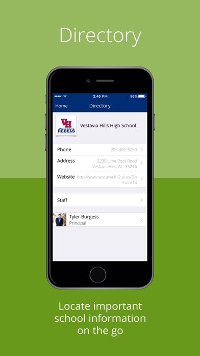 Emulate iPhone app VHHS Student Life using MyAndroid
